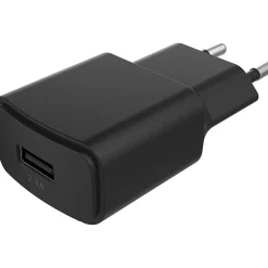 Chargeur secteur USB 2.4A noir