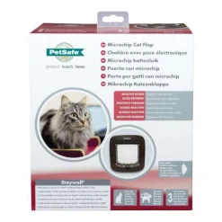 Chatiere a puce électronique PETSAFE - Brun