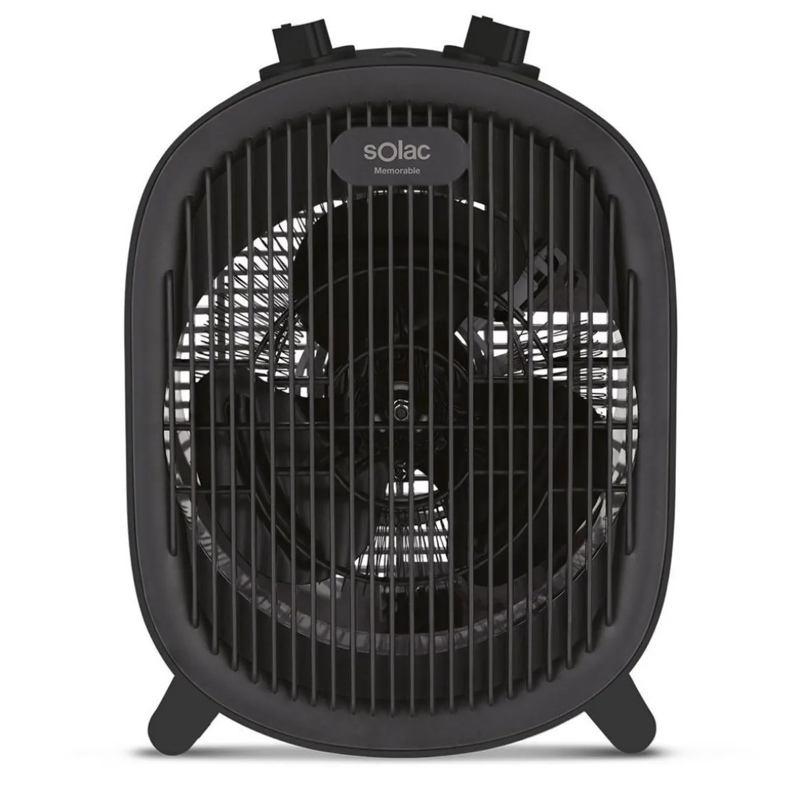 Chauffage soufflant 2000w noir - memorable