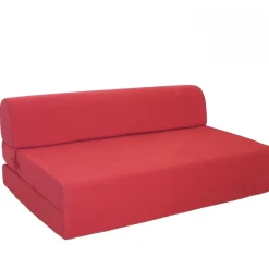 Chauffeuse convertible 2 places en tissu uni CHAPI