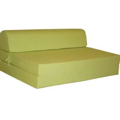 Chauffeuse convertible 2 places en tissu uni CHAPI