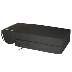 Chauffeuse convertible 1 place en tissu uni CHAPI