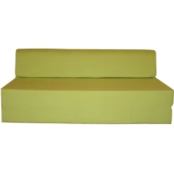 Chauffeuse convertible 1 place en tissu uni CHAPI