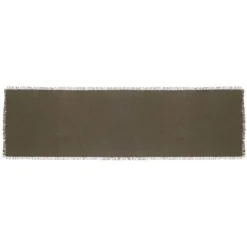 Chemin de Table Maha 38x140cm Vert Kaki