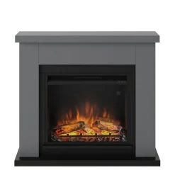 Cheminée électrique décorative Frode Gris foncé - Powerflame