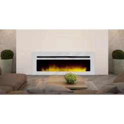 Cheminée électrique encastrable 150cm inox - 149