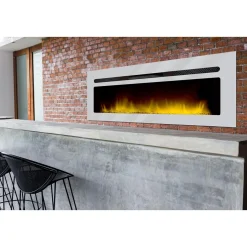 Cheminée électrique encastrable 150cm inox - 149