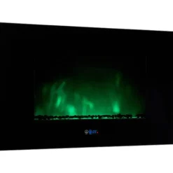 Cheminée électrique 2000w avec télécommande - volcano