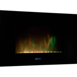 Cheminée électrique 2000w avec télécommande - volcano