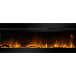 Cheminée électrique 2000w noir - elysee xxl