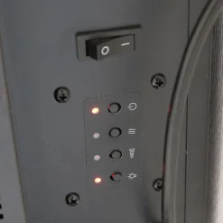 Cheminée électrique 2000w noir - elysee xxl