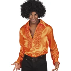 Chemise Disco Orange - Homme - L