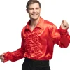 Chemise Disco Rouge - Adulte - XXL