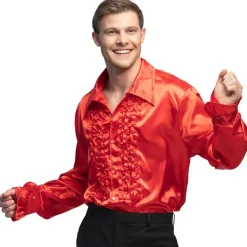 Chemise Disco Rouge - Adulte - XXL