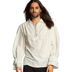 Chemise Pirate Blanche - Homme - L