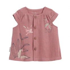 Chemisier enfant en gaze de coton Olbia