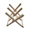 Chevalet en bois WERKAPRO à 3 supports pour sciage de bûches