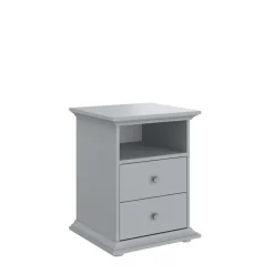 Chevet 1 niche 2 tiroirs L45cm NESRINE