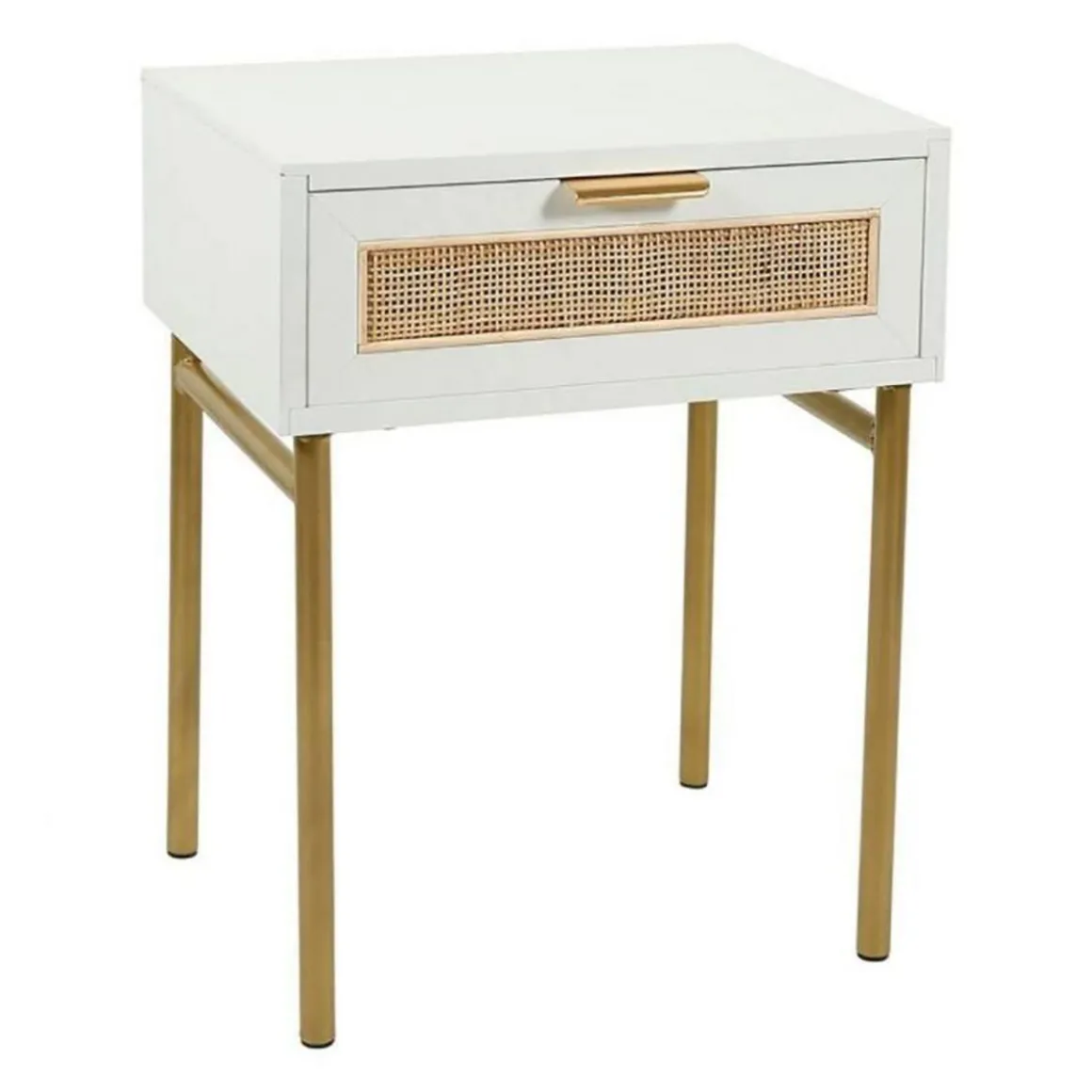 Chevet bois Elsa blanc