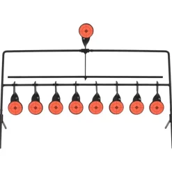 Cible de tir avec réinitialisation automatique et 8+1 cibles