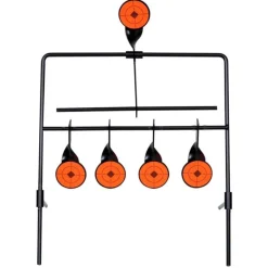 Cible de tir avec réinitialisation automatique et 4+1 cibles