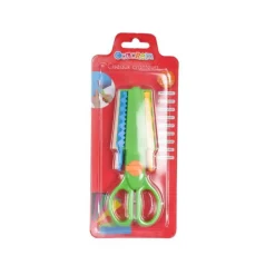 Ciseaux Cranteurs 9 Lames 24cm Multicolore