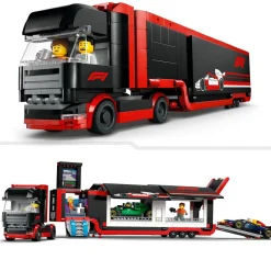 City 60445 - Camion de F1 avec voitures de F1 RB20 et AMR24