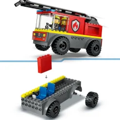 City 60463 - Camion de pompiers avec échelle