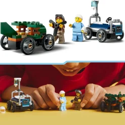 City 60459 - Pack de bolides de course : Avion contre lit d'Hôpital