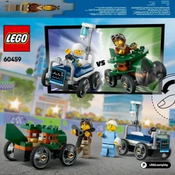 City 60459 - Pack de bolides de course : Avion contre lit d'Hôpital