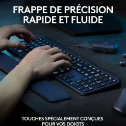 Clavier + Souris MX keys S avec repose poignet