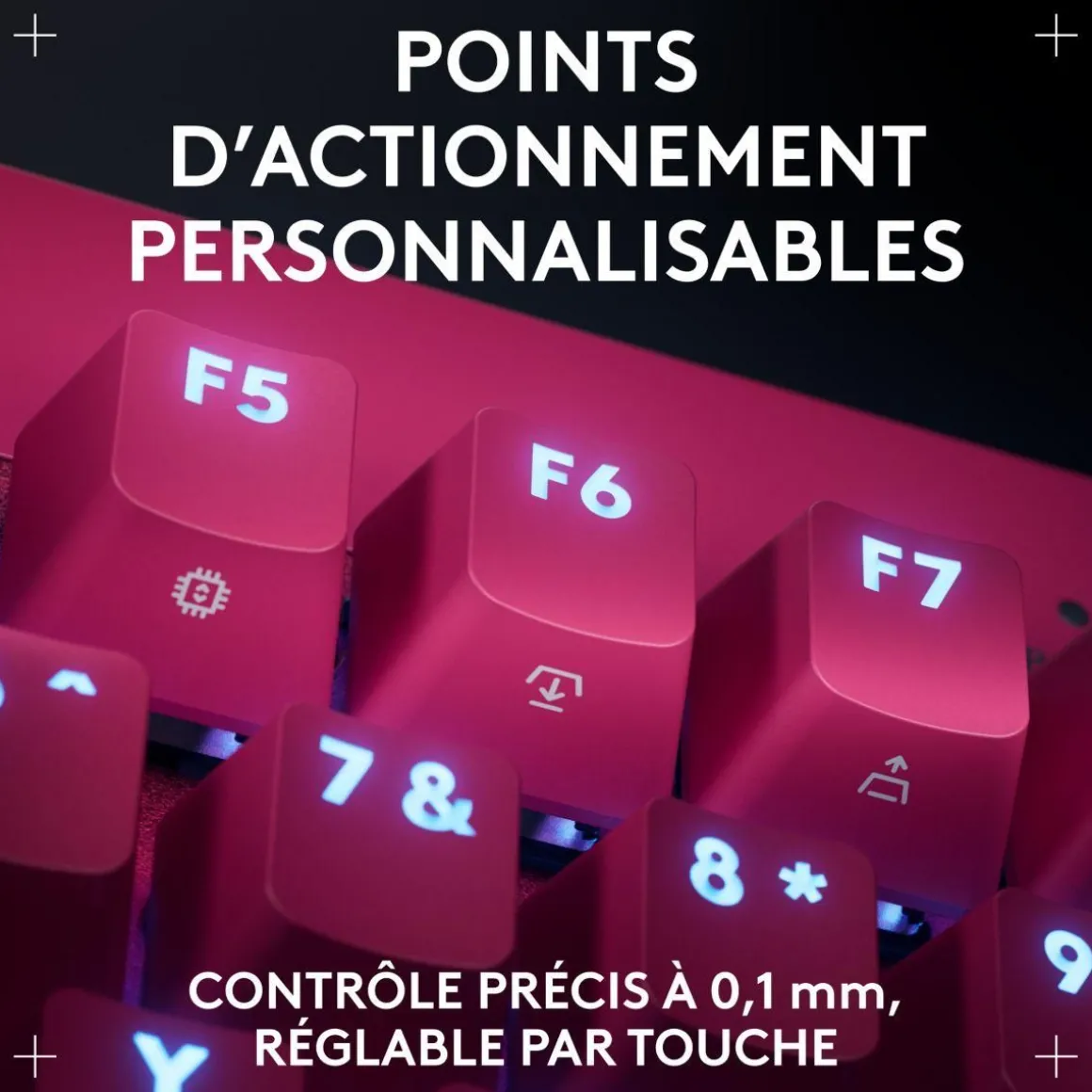 Clavier gamer G Pro X TKL Rapid Magenta