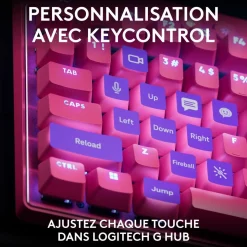 Clavier gamer G Pro X TKL Rapid Magenta