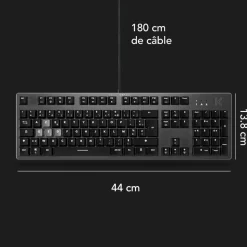 Clavier gamer K15 NOIR Progress