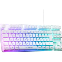 Clavier gamer KEYZ CAESIUMT FR BLANC