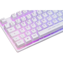 Clavier gamer KEYZ CAESIUMT FR BLANC