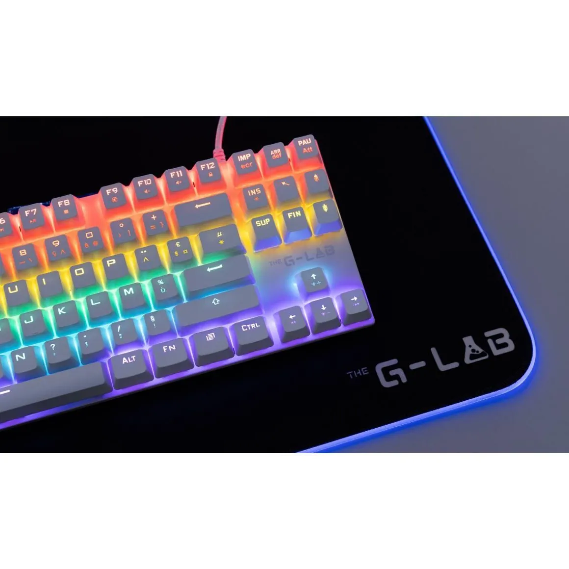 Clavier gamer KEYZ MERCURY FR BLANC