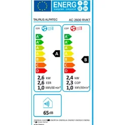 Climatiseur mobile réversible 2600w 18m2 - ac2600rvkt
