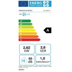 Climatiseur mobile 2640w 28m2 avec kit fenêtre - ac280kt