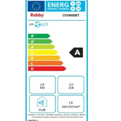 Climatiseur mobile 2600w 26m2 avec kit fenêtre - cfs9000kt