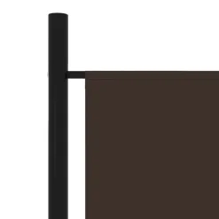 Cloison de separation 6 panneaux Marron 300x180 cm