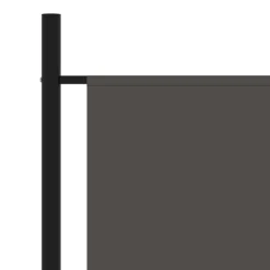 Cloison de separation anthracite 175x180 cm tissu