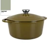 Cocotte ronde 5 litres tous feux dont induction vert sauge