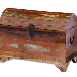 Coffre de rangement Bois de recuperation massif