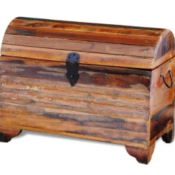 Coffre de rangement Bois de recuperation massif