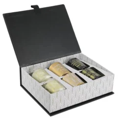 Coffret 6 Bougies Parfumées Home Art 5cm Vanille