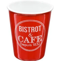 Coffret 6 Tasses Bistrot 10cl Multicolore