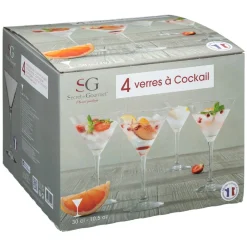 Coffret 4 Verres à Cocktail 30 cl
