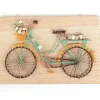 Coffret cadre en bois String Art 30 x 20 cm - Bicyclette