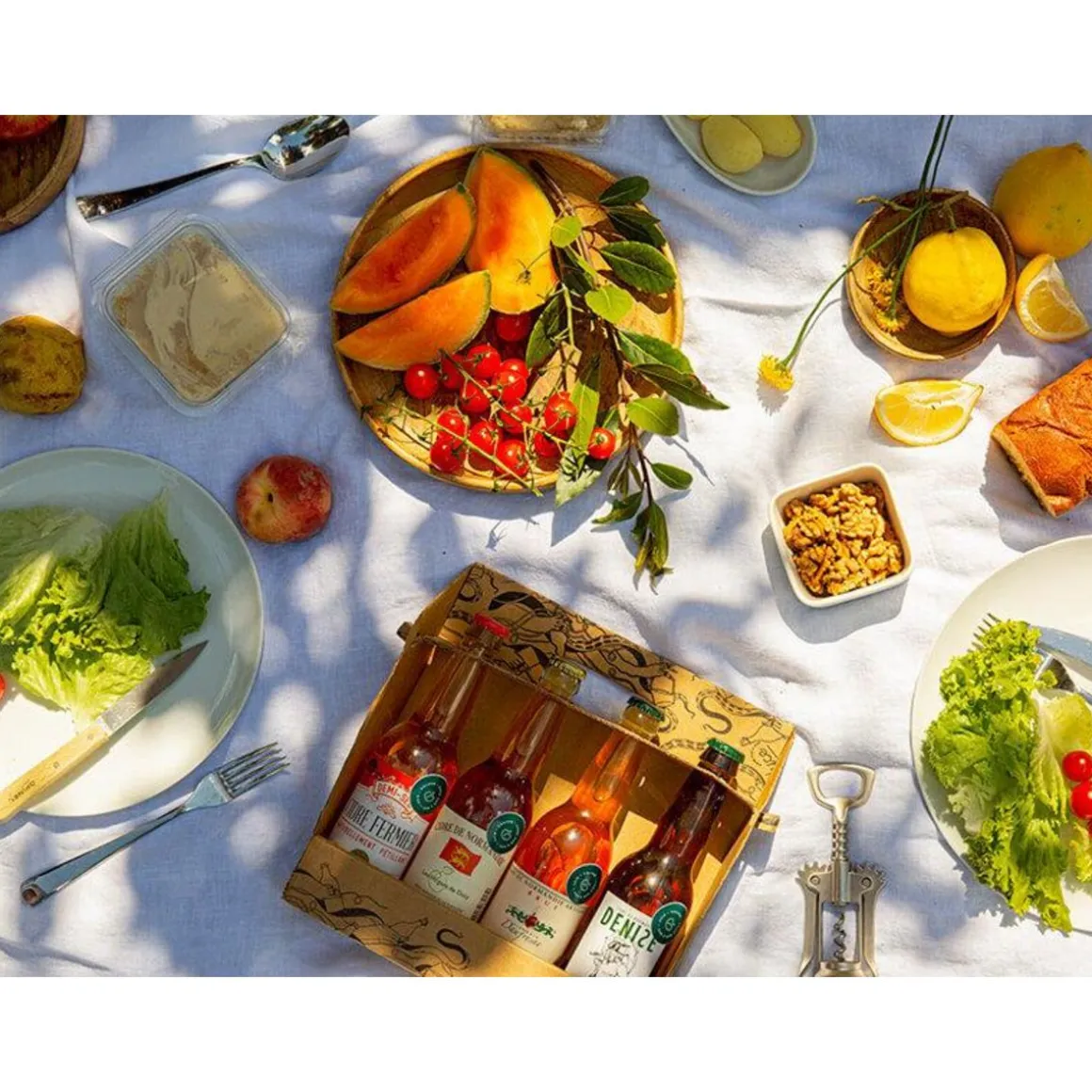 Coffret de 4 cidres artisanaux à recevoir et déguster chez soi - Coffret Cadeau Gastronomie